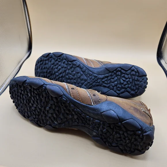 Skechers Leather Relaxed Fit Goga Mat Arch Casual Loafer Shoes Mens Size 13 - Picture 7 of 9